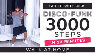 3000 Steps  Disco funk 70s 80s  Fun Walking Workout  Daily Workout At Home [upl. by Acirem665]