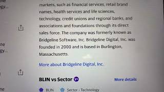 🔴 Bridgeline Digital Inc BLIN Stock Trading Facts 🔴 [upl. by Gearard555]