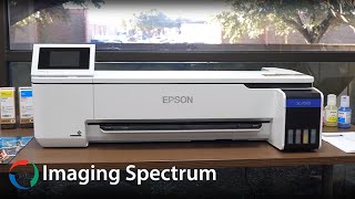 Epson F570 24quot DyeSublimation Printer [upl. by Eislrahc]