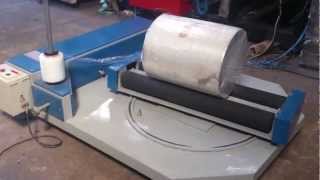 VIDEO ROLL STRETCH WRAPPING MACHINE [upl. by Vallery]