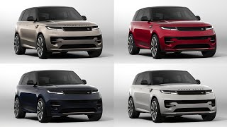 New 2023 Range Rover Sport  Colours [upl. by Norramic]