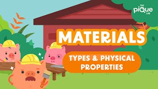 Materials Types amp Physical Properties  Primary School Science Animation [upl. by Akierdna460]