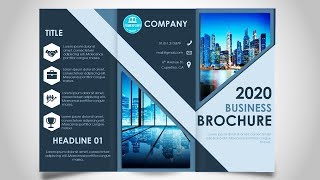 How to make a Brochure in PowerPoint  Print Ready design [upl. by Llehcar370]