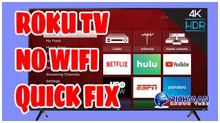 Roku TV WIFI Connection Problems Quick Fix [upl. by Annaeirb]