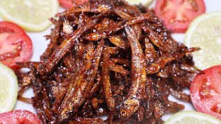 Sweet and Spicy Dried Dilis  Crispy DilisAnchovies [upl. by Ellierim]