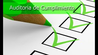 AUDITORIA DE CUMPLIMIENTO [upl. by Ettezoj]