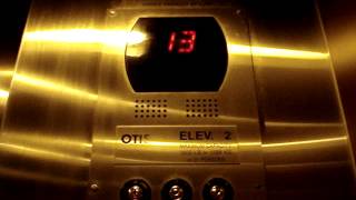 Otis Gen2 Series 5 Traction Elevators at Courtyard Marriott Galleria Mall in Houston TX [upl. by Esilram201]