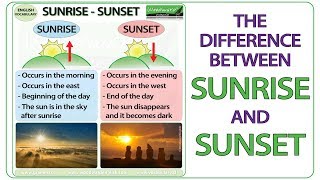 Sunrise vs Sunset  What is the difference [upl. by Telimay]