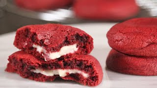 Red Velvet Cookies  How Tasty Channel [upl. by Douglas918]