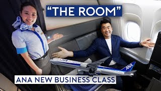 BEST Business Class ANA New Business Class quotThe Roomquot [upl. by Attey]