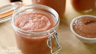 DIY Pink Applesauce Recipe  From the Test Kitchen [upl. by Ayote]