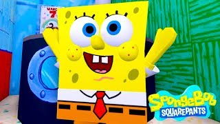 SPONGEBOB SQUAREPANTS Escape Obby Lets Play Roblox [upl. by Nanci]