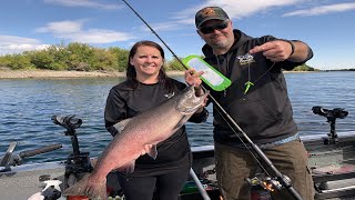 Columbia River Hanford Reach Fall Chinook Fishing [upl. by Graham313]