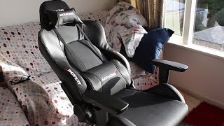 AKracing Gaming Chair Unboxing amp Assembly [upl. by Mmada]