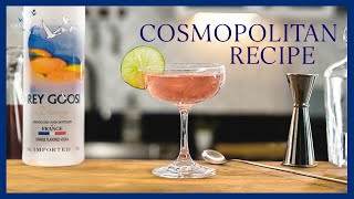 Citrusy Cosmopolitan Cocktail Recipe  Grey Goose Vodka [upl. by Nitsirt]