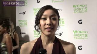 YuNa Kim interview in English in NYC October 2010 [upl. by Suhpoelc]