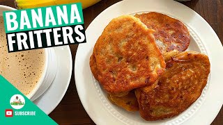 Banana Fritters Recipe  Jamaican Banana Fritters  How to make Banana fritters  Banana Fritters [upl. by Druci]