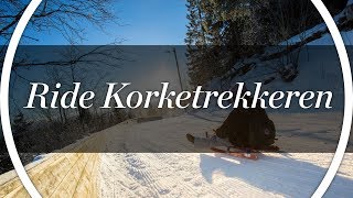 2 km toboggan run in Oslo Korketrekkeren [upl. by Nappie]