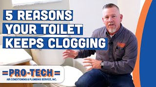 5 Reasons Your Toilet Keeps Clogging [upl. by Mouldon443]