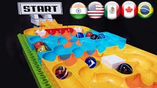 Marble Race 5 funnel  Incredible Country Balls Tournament [upl. by Rehpotsirhc163]