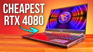 The Cheapest RTX 4080 Gaming Laptop MSI GP68 Review [upl. by Ayocat849]