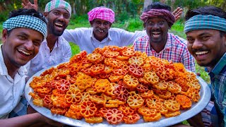 1000 ROSE COOKIES  Achu Murukku  Traditional Village Snacks Recipe  Achappam Cooking in Village [upl. by Sisi960]