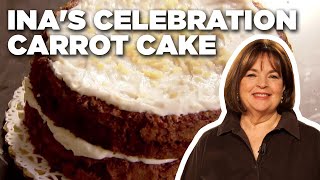 Ina Gartens Carrot Cake Recipe  Barefoot Contessa  Food Network [upl. by Yadrahc844]