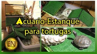 Acuario para tortugas casero [upl. by Amos]