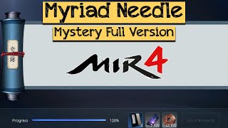 Myriad Needle Mir4 Mystery Mission Full [upl. by Kraus]