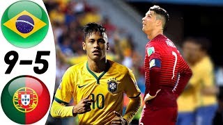 Brazil vs Portugal 95  All Goals amp Extended Highlights RESUMEN amp GOLES Last 3 Matches HD [upl. by Atinek]