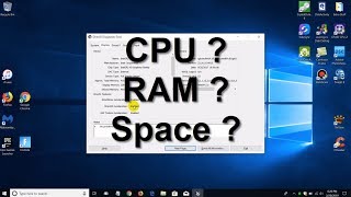 How to check laptop specs  How much Laptop RAMMemory  Beginners 2019 [upl. by Nyra]