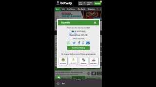 How to Use Book a Bet  Codes on Betway [upl. by Jeconiah177]