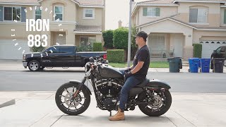 Why I Bought A Harley Davidson Motorcycle 2021 Iron 883 [upl. by Gujral259]