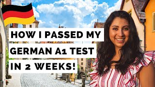 How I Passed the A1 German Exam in 2 Weeks German A1 Exam Preparation amp Study Tips [upl. by Annayk]