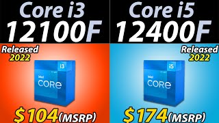 i312100F vs i512400F  How Much Performance Difference [upl. by Etteyafal817]