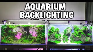 HOW TO MAKE Cheap LED Aquarium Backlighting [upl. by Danica209]