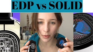 DIPTYQUE ORPHÉON SOLID PERFUME VS EDP diptyque orpheon [upl. by Previdi]