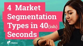 4 Market Segmentation Types in 40ish Seconds [upl. by Hayilaa]