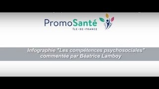 Infographie sur les compétences psychosociales CPS commentée par Béatrice Lamboy [upl. by Frohman]