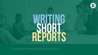 Writing Short Reports [upl. by Nitsreik345]