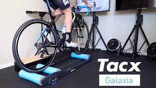 TACX Galaxia Rollers Unboxing Building First Ride Review [upl. by Puritan570]