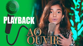 Karaoke Ao Ouvir  Yasmin Verissimo  Playback [upl. by Atinihs]