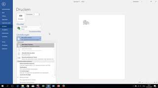 03 Word Datei ausdrucken [upl. by Dewitt]
