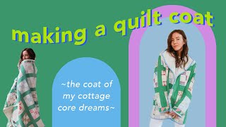 Making a Quilt Coat  Repurposing Damaged Quilts into Wearable Clothing [upl. by Walters812]