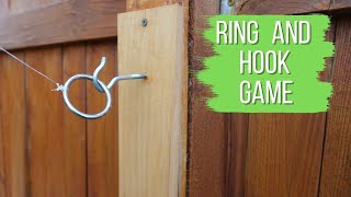 DIY  Ring and Hook Game\Tiki Toss Game [upl. by Anaic618]