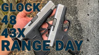 Testing The New Glock G43x and G48 On The Range [upl. by Ahmad]