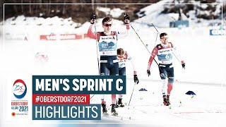 Klaebo retains world title  Men’s Sprint C  2021 FIS Nordic World Ski Championships [upl. by Nanerb]