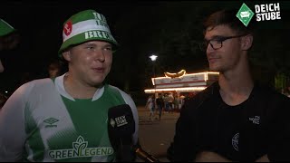 „Hauptsache wir halten die Liga“ WerderFans nach Pleite gegen Bayern zwischen Frust amp Hoffnung [upl. by Albie261]