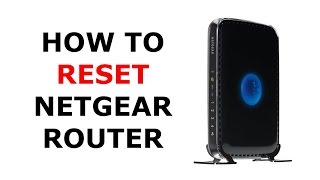 How to Factory Reset a Netgear Wireless Router [upl. by Naruq500]