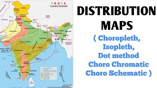 Distribution Maps in Geography In Hindi  NCERT [upl. by Akilaz826]